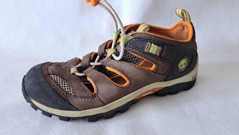 TIMBERLAND- Dziecięce Skórzane Sandały Trekkingowe 33