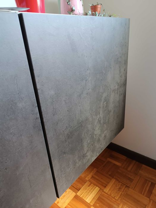 Portas Besta IKEA efeito cinza betão