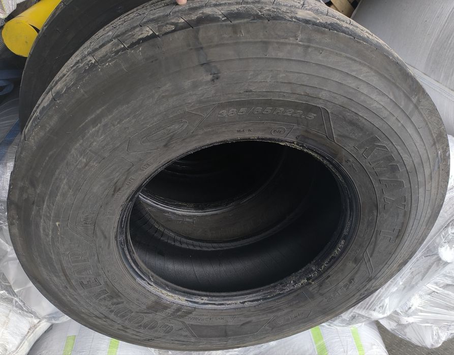 6 szt. opon ciężarowych Goodyear KMAX T 385/65 R22.5 –