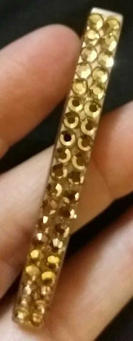 Заколки автоматик стразы 2 штуки