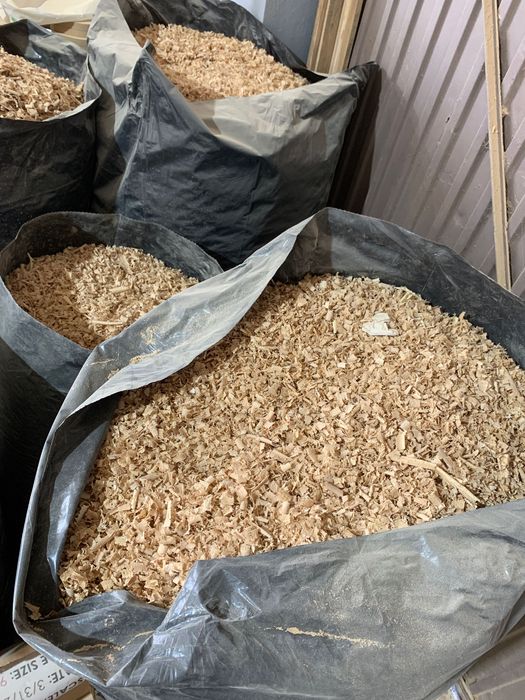 Aparas de madeira seca – ideal para animais, jardinagem e biomassa