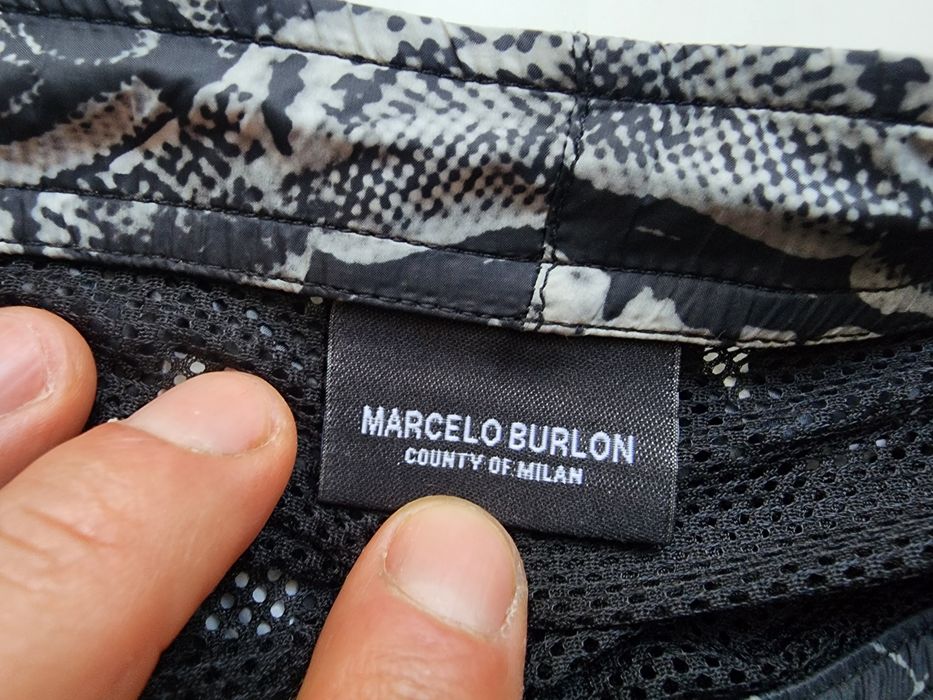 Шорты плавки пляжные купальные Marcelo Burlon