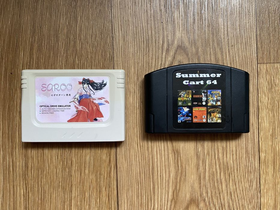 Флеш картриджі до Sega Saturn / Nintendo 64