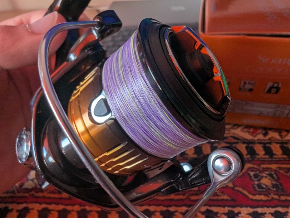Kołowrotek Shimano Soare BB C2000SSPG + Plecionka | UL / Trout | Stan BDB