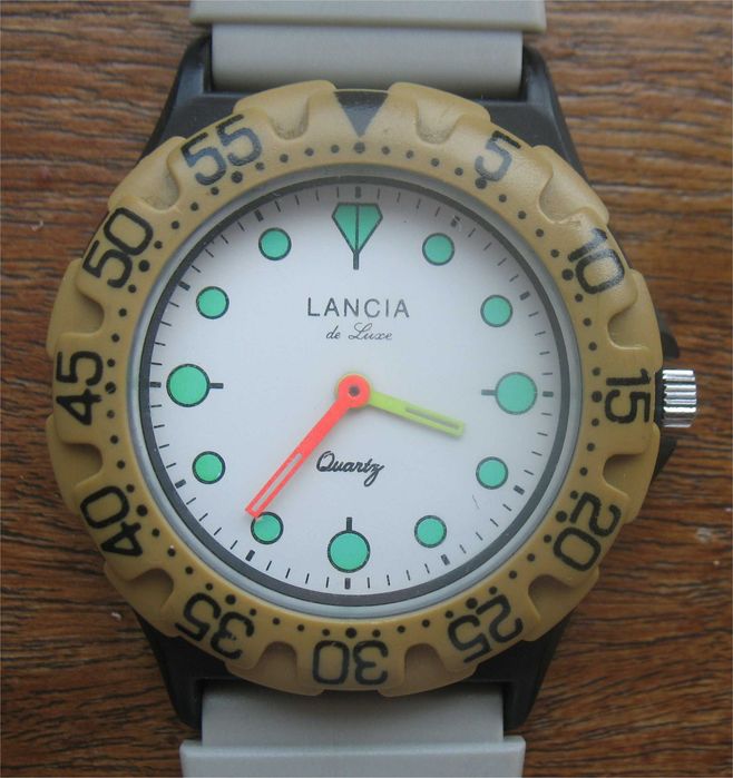 Relógio Vintage -Lancia- de Luxe, Quartz -Movimento suiço Harley Ronda