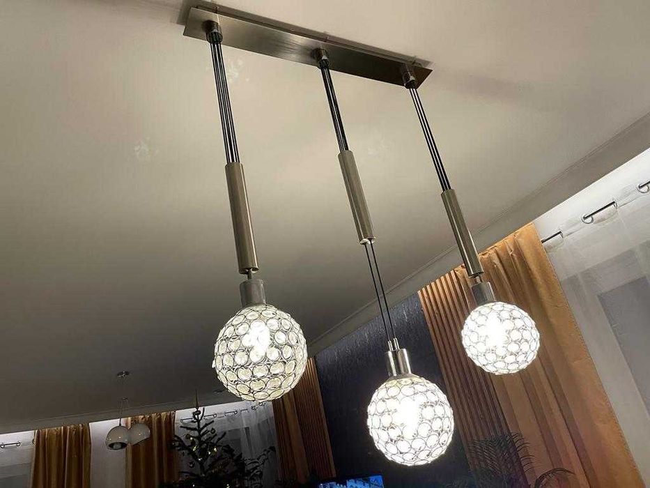 Lampa Wofi 3 kule regulacja 95 - 180 cm E14 LED model 7568.03.01.0200