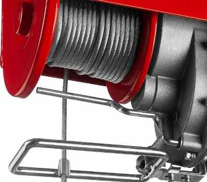 Тельфер (електрична лебідка) ЗУБР 500/1000 кг 1600 Вт 20 м