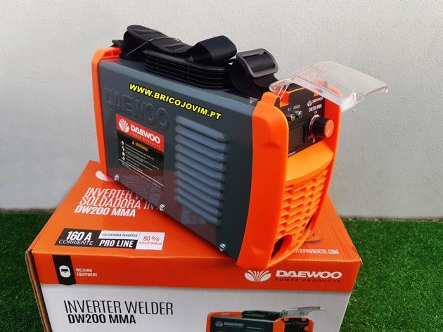 Aparelho Soldar Inverter 160Amp Profissional - Ciclo trabalho 80% NOVO