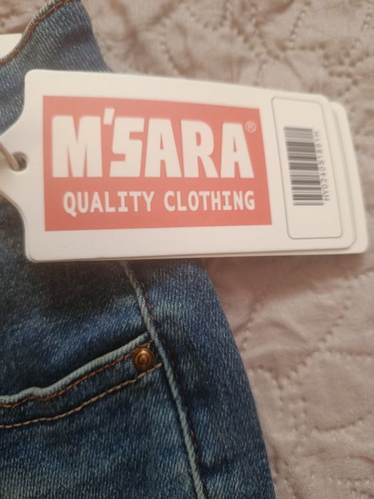 Nowe jeansy damskie M’SARA L niebieskie