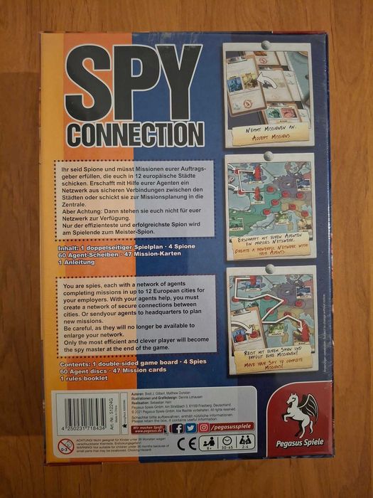 Jogo de tabuleiro Spy Connection