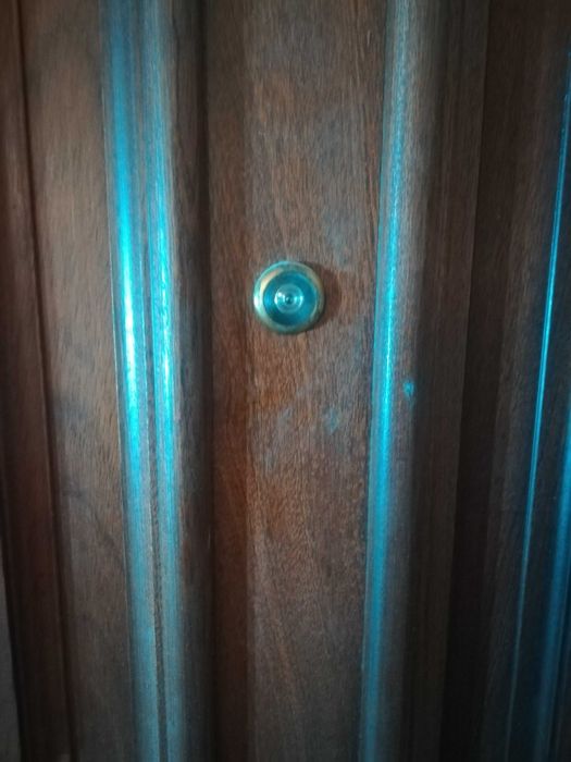Porta usada em mogno