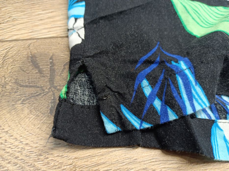 Męska koszula w motywem roślin r XL