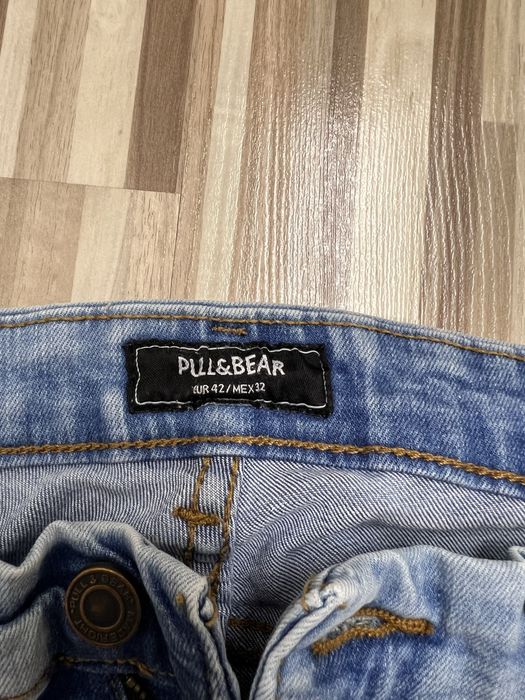 Zestaw 5 par spodni jeansowych – Zara & Pull&Bear – rozmiar 42