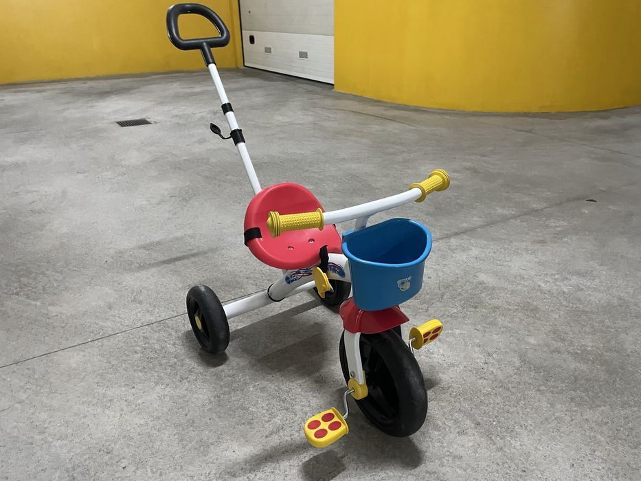 Triciclo Infantil com Guiador de Empurrar – Como Novo