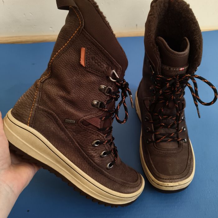 Śniegowce damskie ECCO skóra