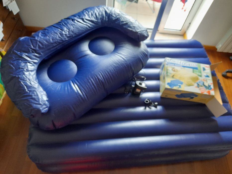 Colchão de ar duplo e sofá  Restform