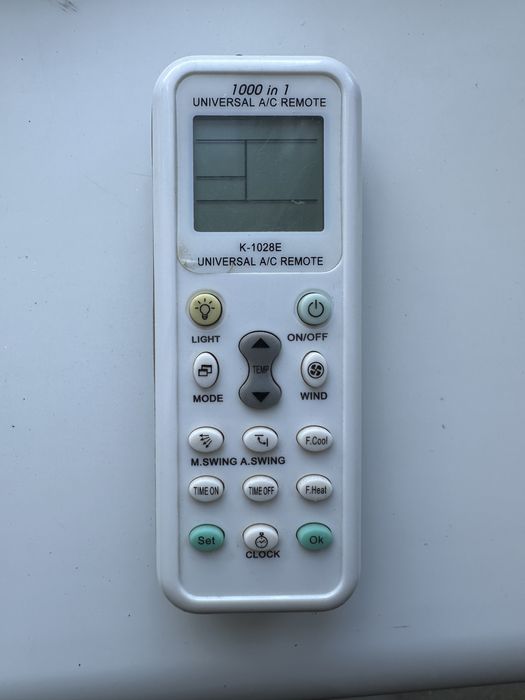 Пульт керування кондиціонером, пульт від кондиціонера