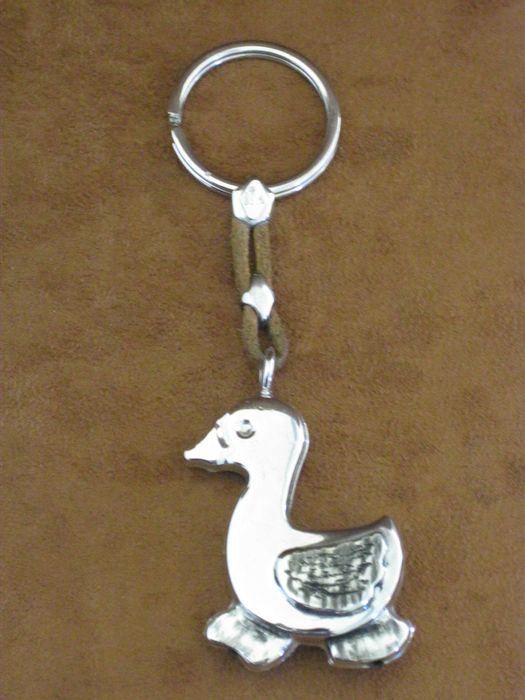 Porta Chaves em Prata Maciça de lei 925`/.. C/Contraste