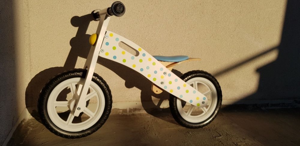 Jabadabado Drewniany rowerek biegowy Blue nowy