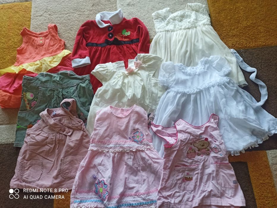 Ubranka dla dziewczynki 62-74