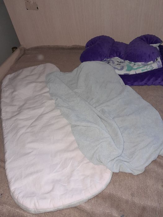 Zestaw do wózka dla dziewczynki- fioletowy