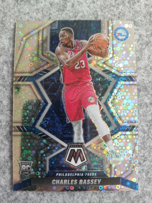 Karta NBA Rookie 2021-22 Mosaic Fast Break Charles Bassey Phila 76ers