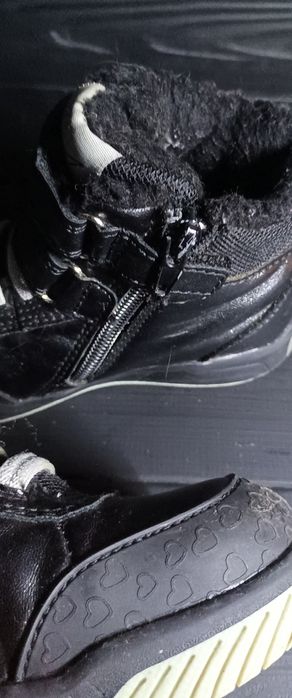 Дитячі зимові черевики для дівчинки Kinetix Чорні