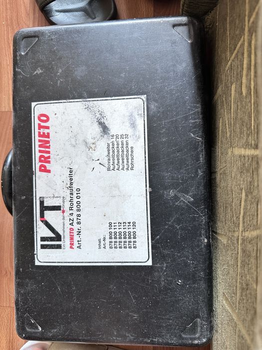 Професійний монтажний інструмент IVT Prineto AZ 4 (Würth) для насувних гільз та труб