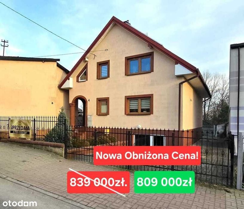 Dom 140 m² w centrum Gorzkowic | tani w utrzymaniu