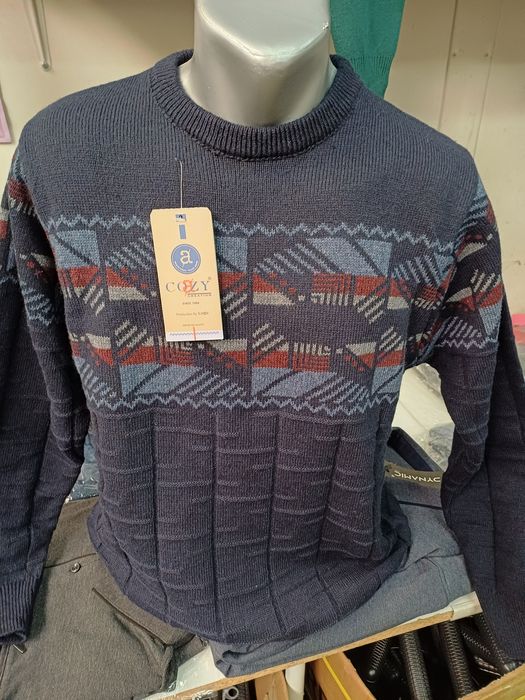 Sweter męski granatowy. M L XL.