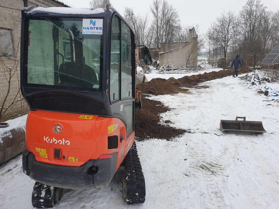 Usługi minikoparką Wisznice usługi ładowarką koparką OGRODY