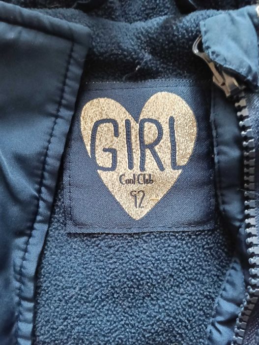 Демисезонна курточка синя для дівчинки GIRL Cool Club, 92р