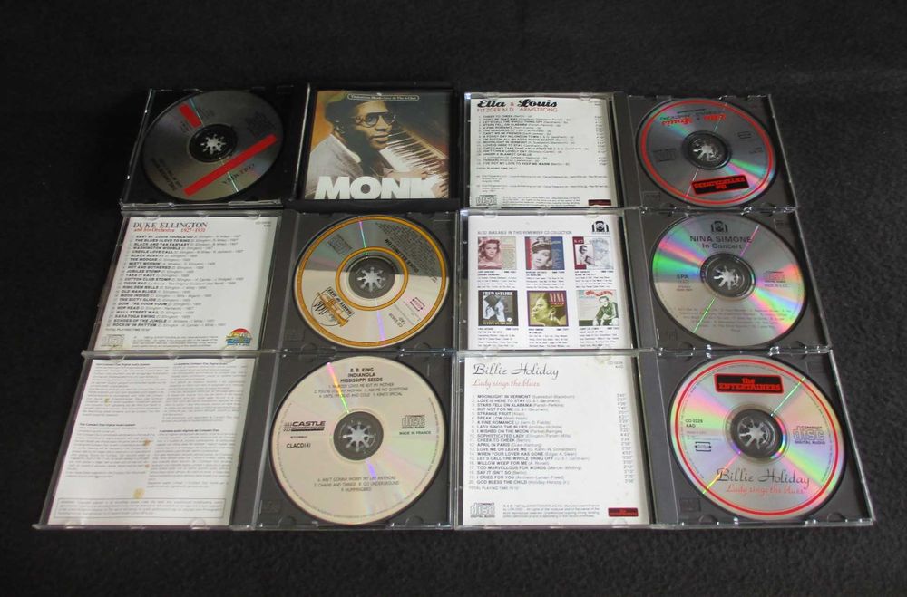 Conjunto de CD Jazz Louis Armstrong BB King Nina Simone Diana Krall