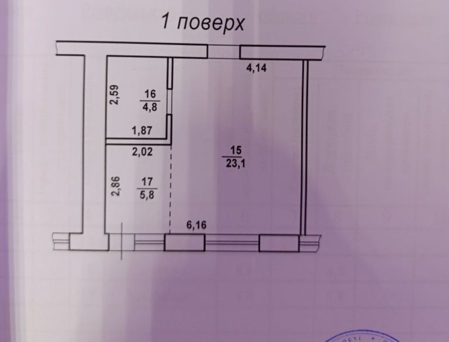 Продам 1-кімнатну квартиру в Новобудові ! Великий Олексин! 1 - поверх!