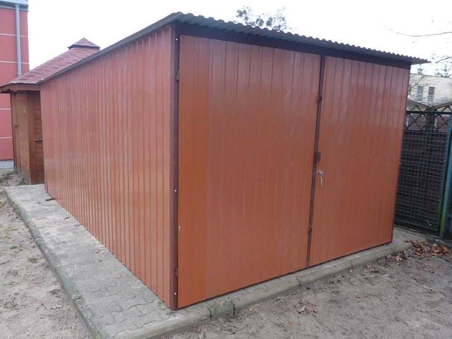 Garaż blaszany na budowę Blaszak Garaże blaszane Blaszaki PRODUCENT