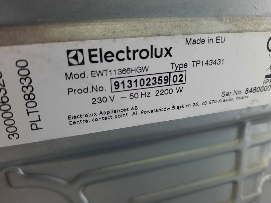 Moduł od pralki electrolux sprawny
