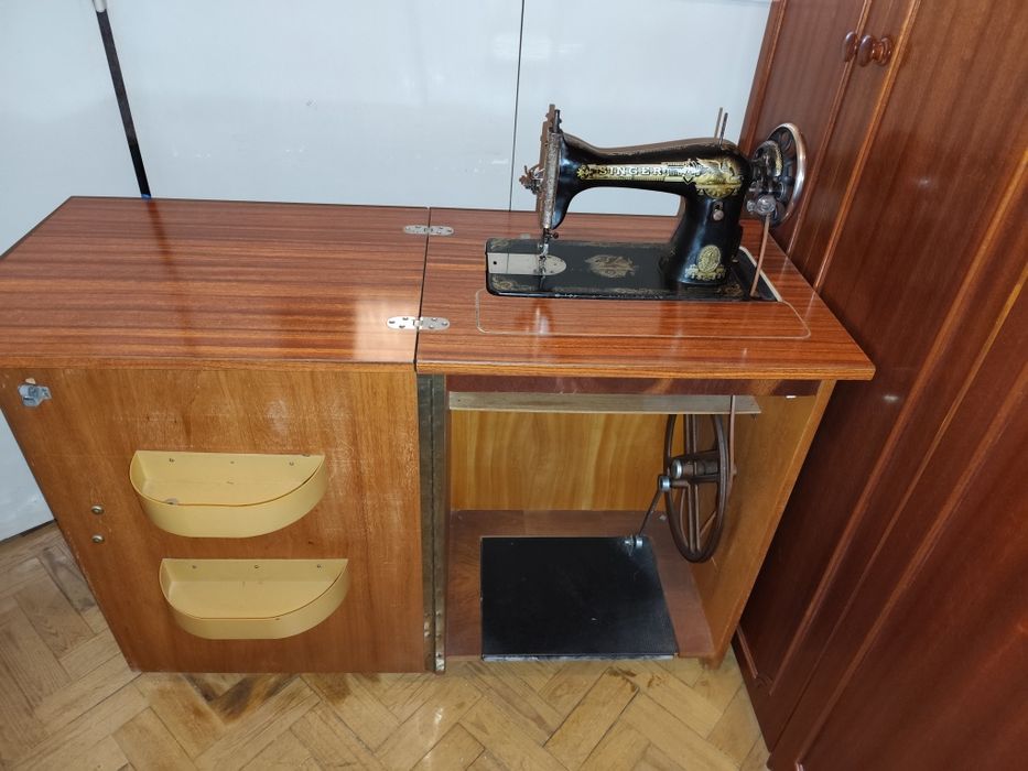 SINGER máquina de costura antiga