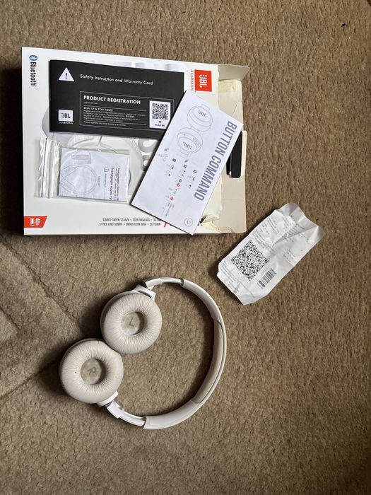 Наушники JBL Tune 510BT White