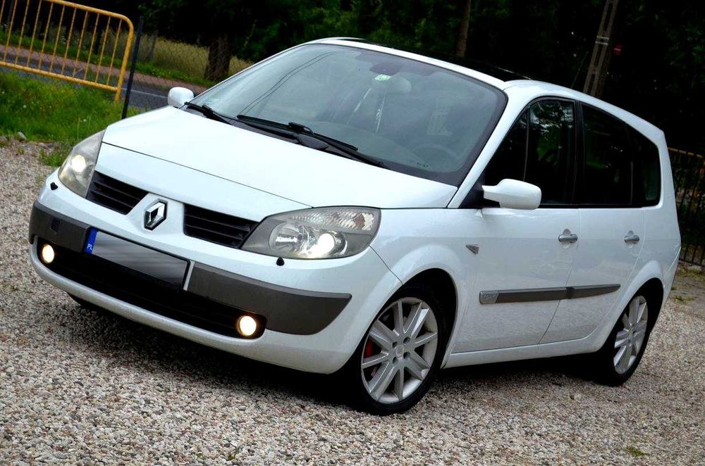 Skóry XENON Panorama 7 os Bogata WERSJA! Renault grand SCENIC II