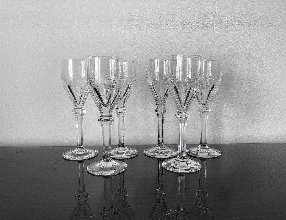 Cálices de cristal marca Atlantis tamanho licor sem uso
