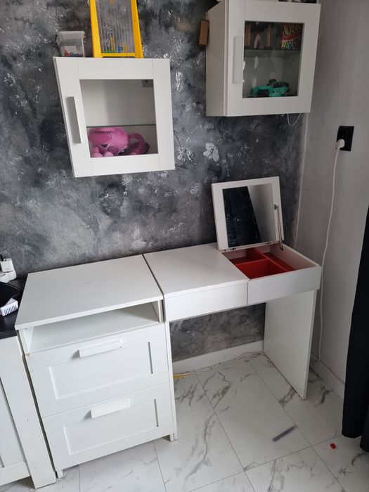 Komplet mebli biurko toaletka