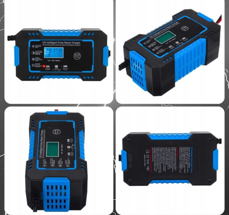 Prostownik do Akumulatorów Samochodowy Automatyczny z Funkcją Naprawy