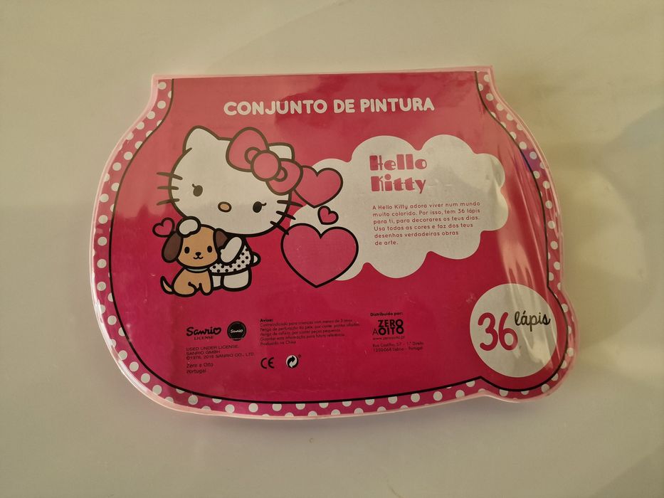 Conjunto de pintura de Hello Kitty. Novo