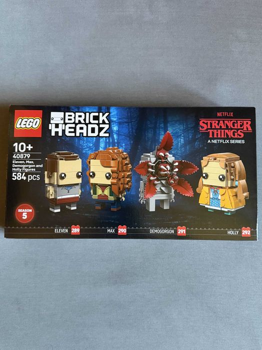 LEGO 40879 BrickHeadz - Figurki Jedenastki, Maxa, Demogorgona i Holly