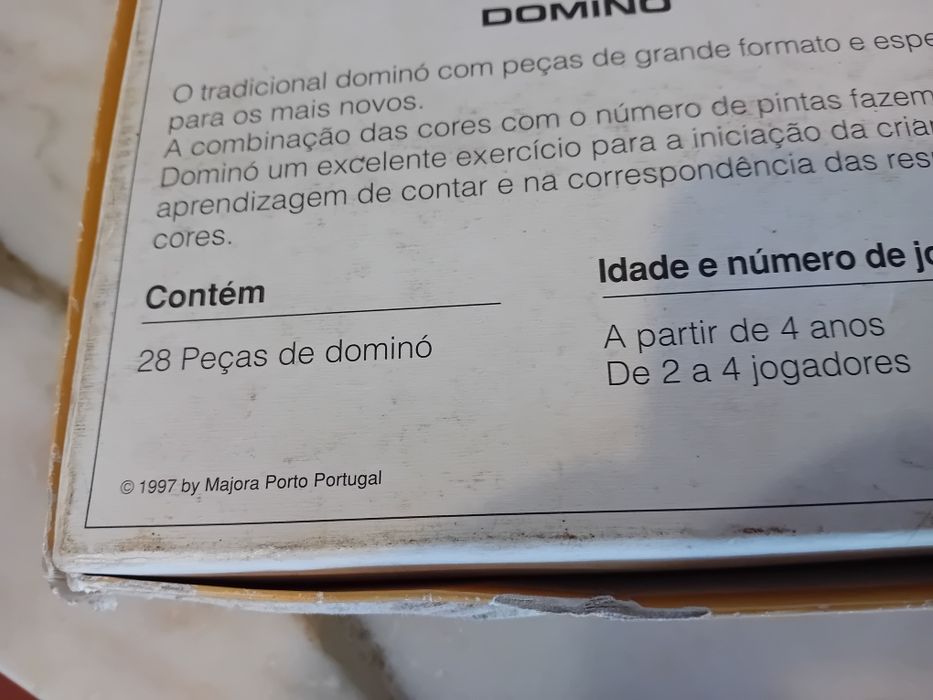 Jogo Antigo Majora Dominó