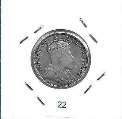 Estabelecimentos dos Estreitos-20 Cents-1902-Edward VII-Moeda de Prata