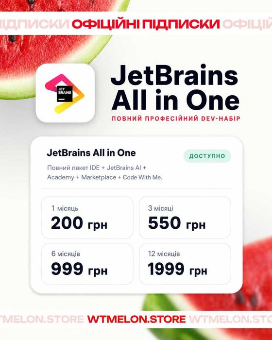 Replit Core Pro Premium Репліт AI Vibecoding вайбкодинг Bold Claude Code Codex Dev Develop Grok ШІ WaterMelon