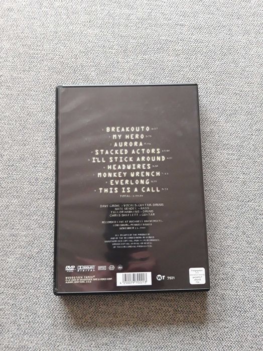 DVD Musical concerto Foo Fighters "In America"