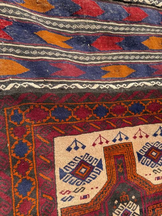 Dywan Perski R. Tkany kaszmirowy wełniany Iran Beludz 175x80 gal.8 tyś