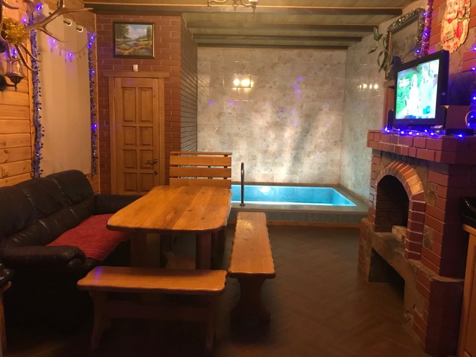 ДОМ-ТЕРЕМ-г.СУМЫ- ПОСУТОЧНО (сауна и бассейн)+БАССЕЙН (3.5*7*1,8 м)